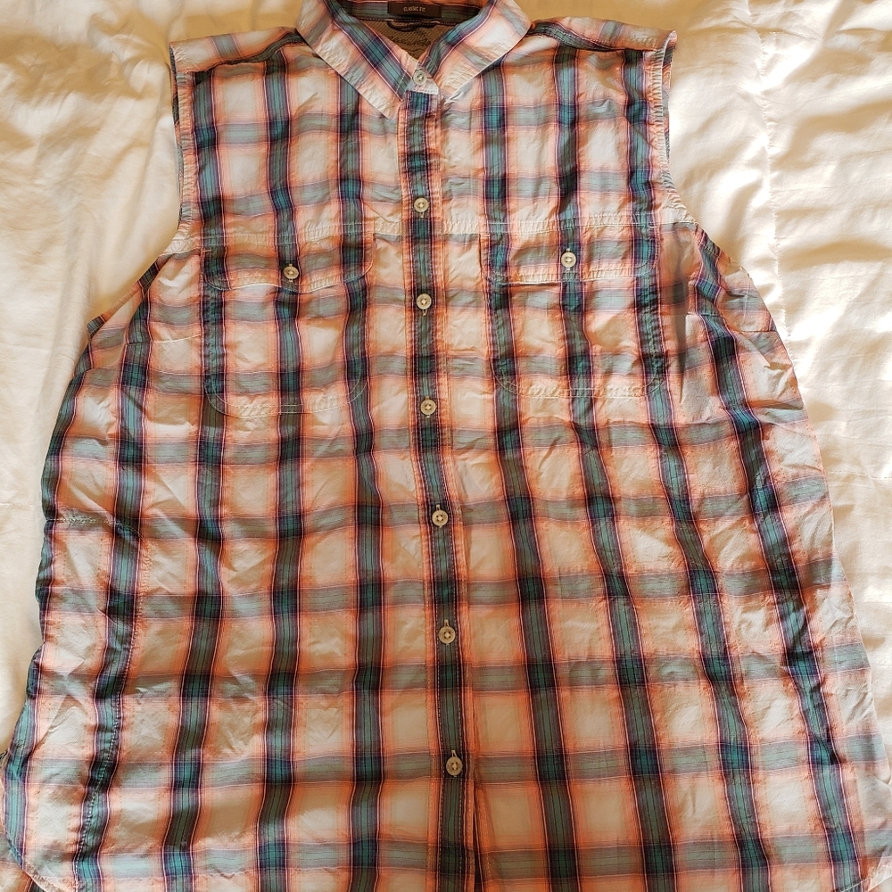 Eddie Beaur button up tank